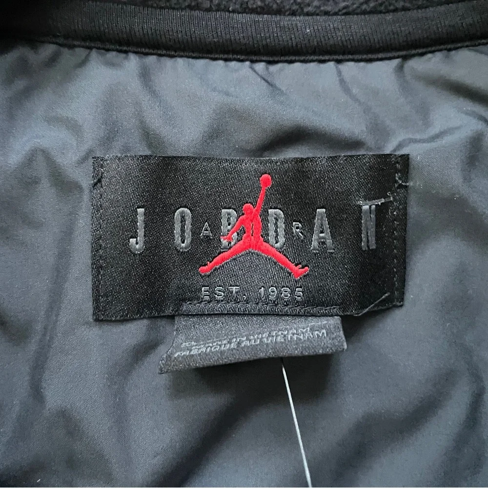 Nike Jordan Essentials Fleece Vest Black Sz Medium FD8628-010